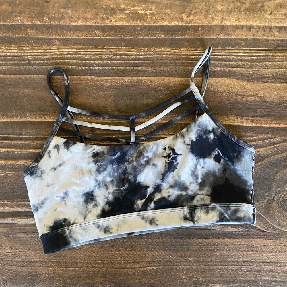 Betsey Johnson tie-dyed sports bra size small